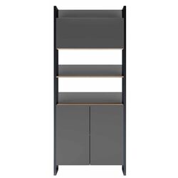 Стеллаж DP Urban 90 тумба/шкафчик (Black/Sonoma Oak) Thumb