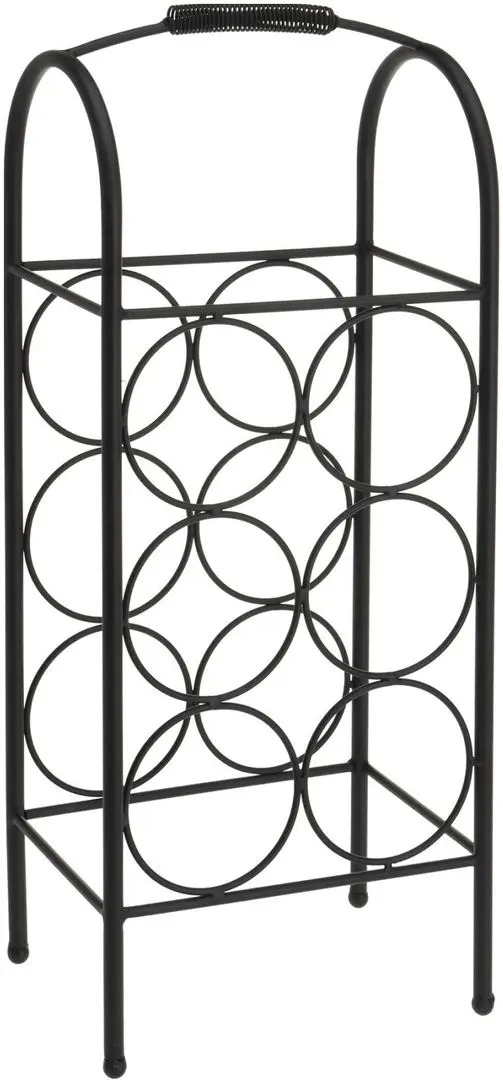 Подставка для бутылок Excellent Houseware 6btl 52x22x16 (Black)