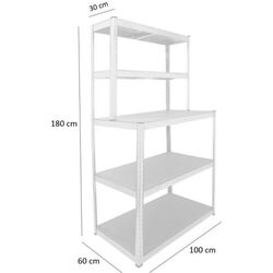 Стеллаж GardenLine GWI3694 (Silver/Brown) Thumb