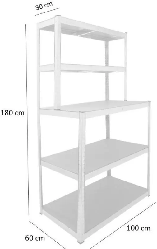 Стеллаж GardenLine GWI3694 (Silver/Brown) - 4