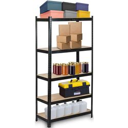 Etajera Humberg 180x90x40cm (Black) Thumb