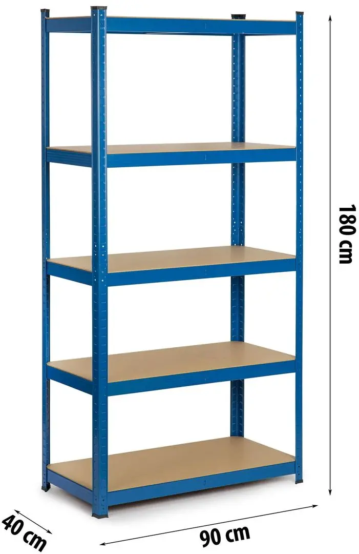 Стеллаж Humberg 180x90x40cm (Blue)