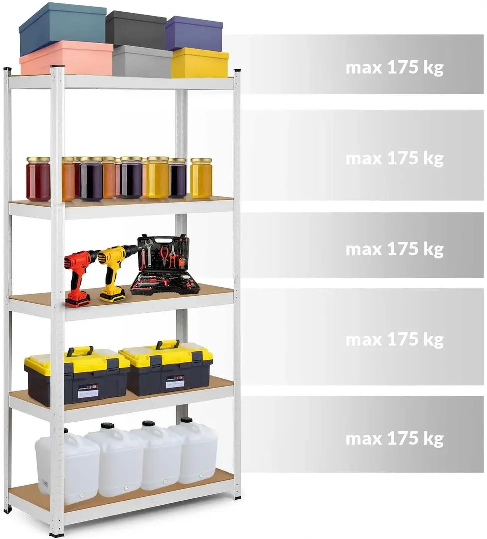 Стеллаж Humberg 180x90x40cm (White)