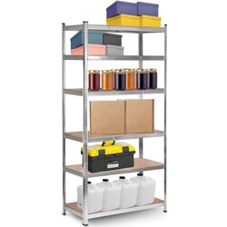 Стеллаж Humberg 205x120x45cm (Silver) Thumb