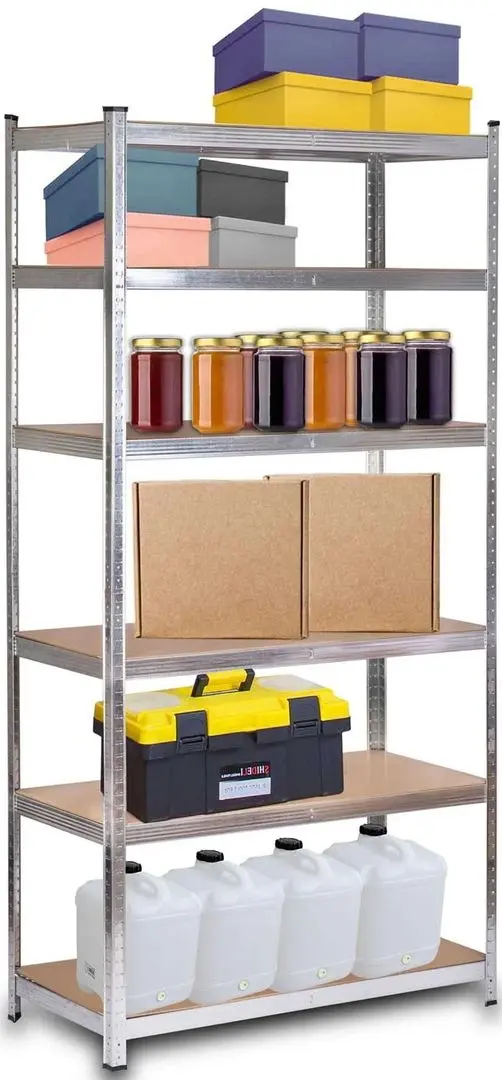 Etajera Humberg 222x110x50cm (Silver)