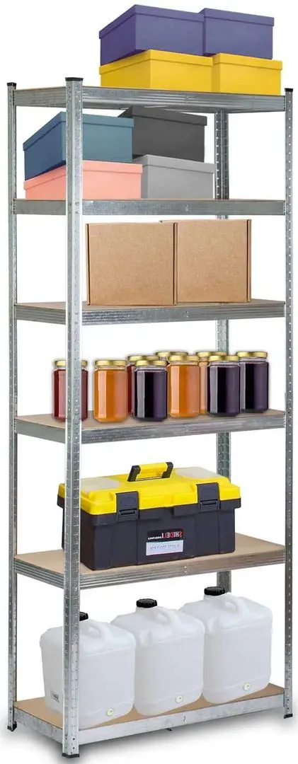 Стеллаж Humberg 222x90x40cm (Silver)