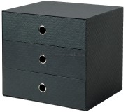 Organizator Ikea Pallra 3 sertare 33x26 (Negru)