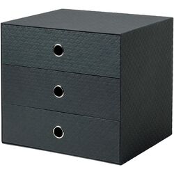 Органайзер Ikea Pallra с 3 ящиками 33x26 (Черный) Thumb