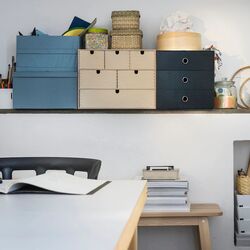 Органайзер Ikea Pallra с 3 ящиками 33x26 (Черный) Thumb