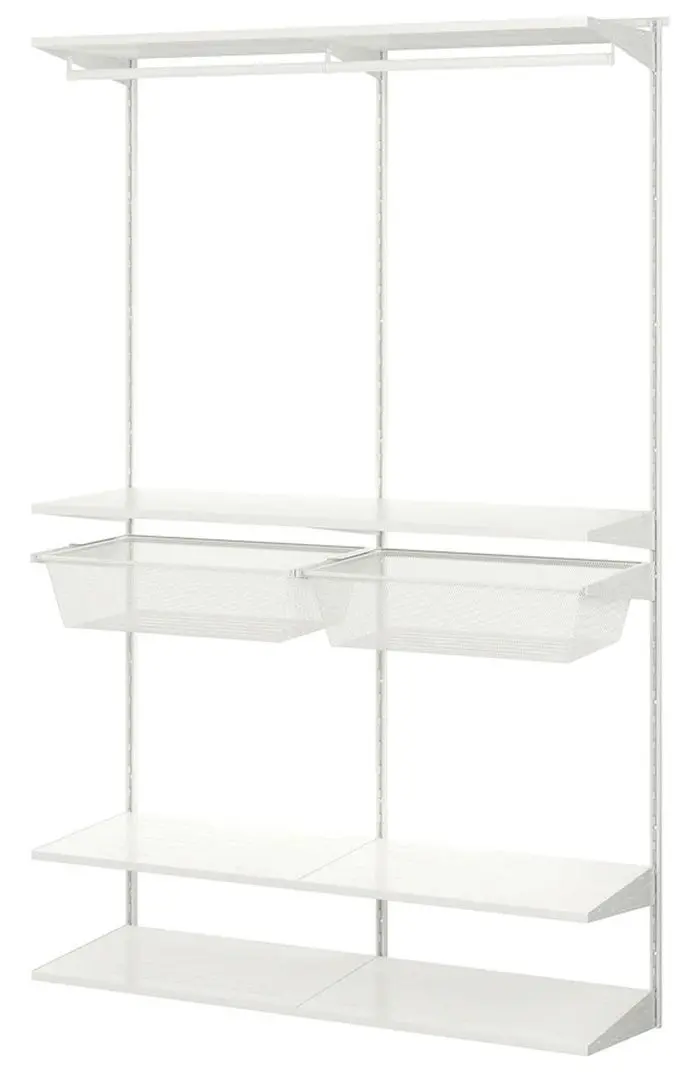 Система хранения Ikea Boaxel 125x40x201 (Белый)