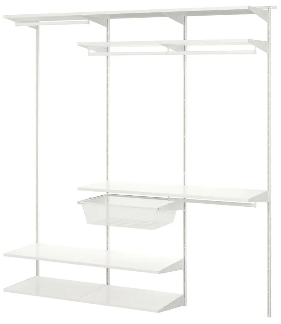 Sistem depozitare Ikea Boaxel 187x40x201 (Alb)