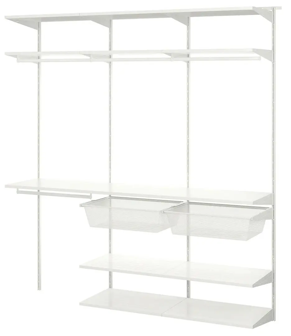 Система хранения Ikea Boaxel 187x40x201 (Белый)