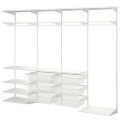 Sistem depozitare Ikea Boaxel 250x40x201 (Alb)