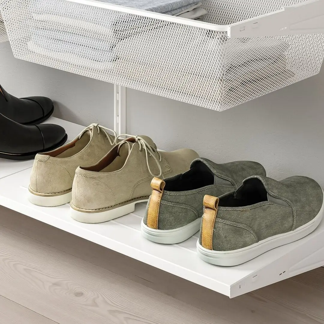 Sistem depozitare Ikea Boaxel 250x40x201 (Alb)