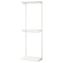 Sistem depozitare Ikea Boaxel 62x40x201 (Alb)