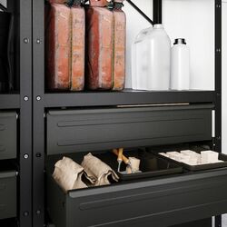 Система хранения Ikea Bror ящики/полки 254x55x190 (Черный) Thumb