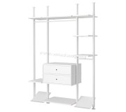 Sistem depozitare Ikea Elvarli 3 sectiuni/2 sertare 178x51x222-350 (Alb)