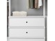 Sistem depozitare Ikea Elvarli 3 sectiuni/2 sertare/rafturi 165x55x216 (Alb)