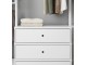 Sistem depozitare Ikea Elvarli 3 sectiuni/6 sertare 258x51x222-350 (Alb)