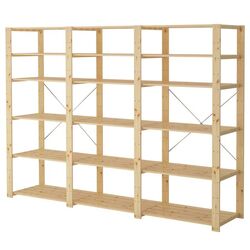 Система хранения Ikea Hejne 3 секции/полки 230x50x171 (Натуральный)