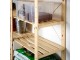 Система хранения Ikea Hejne 4 секции/полки 307x50x171 (Натуральный)