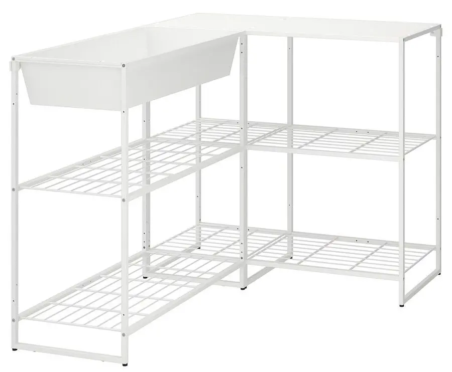 Sistem depozitare Ikea Jostein interior/exterior 122x102x90 (Alb)