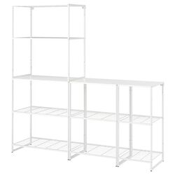 Sistem depozitare Ikea Jostein interior/exterior 182x40x180 (Alb)