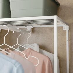 Sistem depozitare Ikea Jostein interior/exterior/plasa de sirma 61x166/270x180 (Alb) Thumb