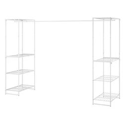 Sistem depozitare Ikea Jostein interior/exterior/plasa de sirma 61x166/270x180 (Alb)