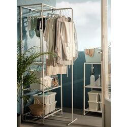 Sistem depozitare Ikea Jostein interior/exterior/plasa de sirma 61x53/117x180 (Alb) Thumb