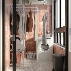 Система хранения Ikea Jostein для дома/улицы/сетка 82x53/117x180 (Белый) Thumb