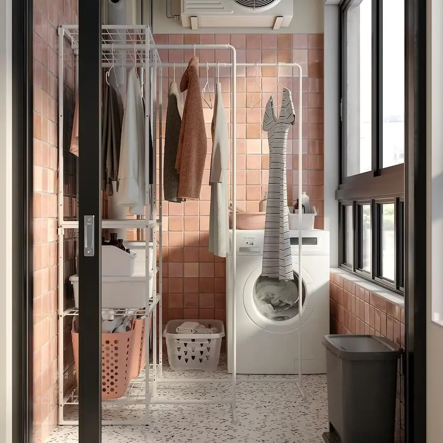 Система хранения Ikea Jostein для дома/улицы/сетка 82x53/117x180 (Белый)