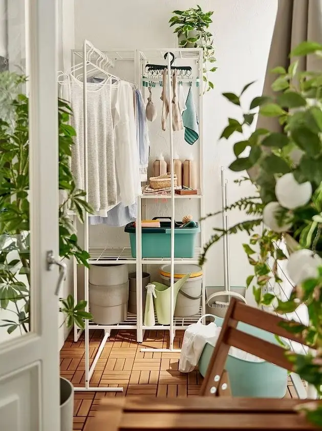 Система хранения Ikea Jostein для дома/улицы/сетка 82x53/117x180 (Белый)