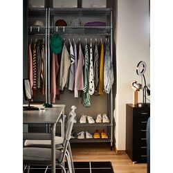 Sistem depozitare Ikea Omar 186x50x201 (Argintiu) Thumb