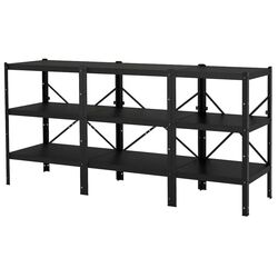 Стеллаж Ikea Bror 234x55x110 (Черный) Thumb