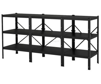 Стеллаж Ikea Bror 234x55x110 (Черный)