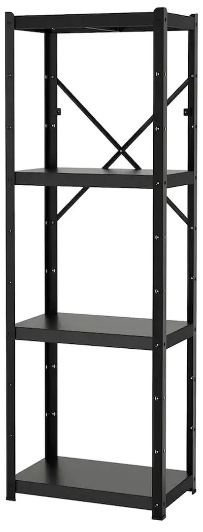 Etajera Ikea Bror 65x40x190 (Negru)
