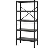 Etajera Ikea Bror 85x40x190 (Negru)