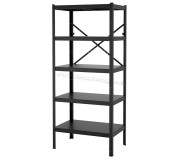 Etajera Ikea Bror 85x55x190 (Negru)