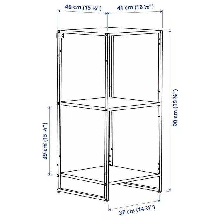 Стеллаж Ikea Jostein для дома/улицы 41x40x90 (Белый) купить в Кишиневе ...