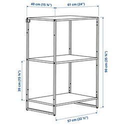 Etajera Ikea Jostein interior/exterior 61x40x90 (Alb) Thumb