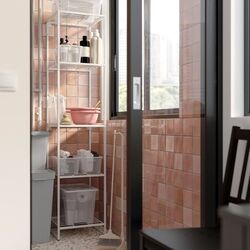 Etajera Ikea Jostein interior/exterior/plasa de sirma 41x40x180 (Alb) Thumb