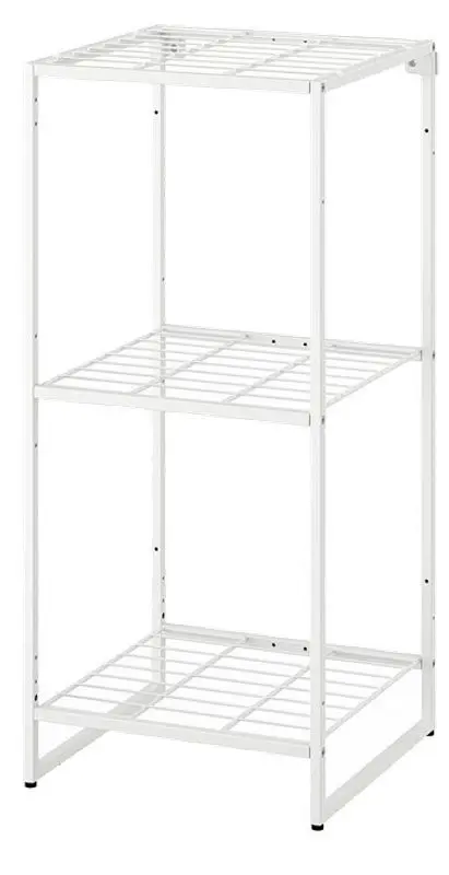 Etajera Ikea Jostein interior/exterior/plasa de sirma 41x40x90 (Alb)