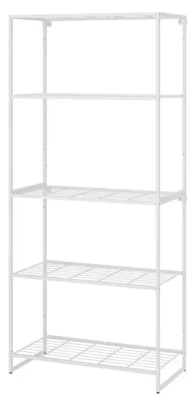 Etajera Ikea Jostein interior/exterior/plasa de sirma 81x40x180 (Alb)