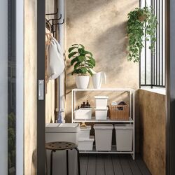 Etajera Ikea Jostein interior/exterior/plasa de sirma 81x40x90 (Alb) Thumb
