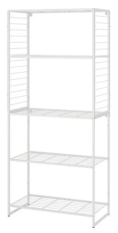 Etajera Ikea Jostein interior/exterior/plasa de sirma 82x40x180 (Alb)