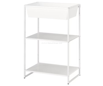 Стеллаж Ikea Jostein с контейнером 61x40x90 (Белый)