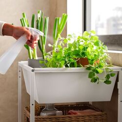 Etajera Ikea Jostein plasa de sirma/recipient 41x40x90 (Alb) Thumb