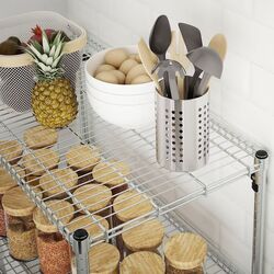 Etajera Ikea Omar 92x50x94 (Argintiu) Thumb