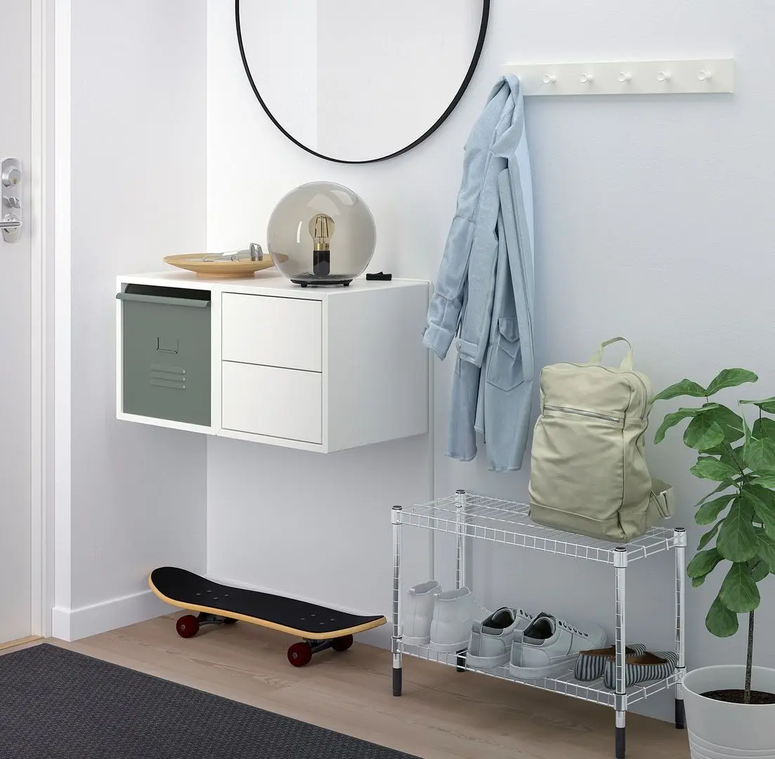 Etajera Ikea Omar galvanizat 60x25x40 (Inox)